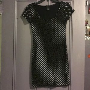 Black and White polka dot dress